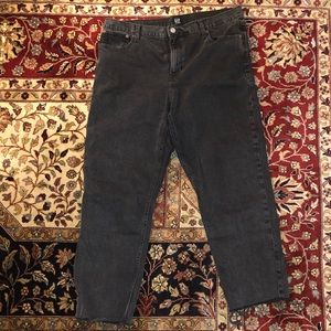 GAP Cheeky Straight Leg Jeans, Raw Hem, Size 33